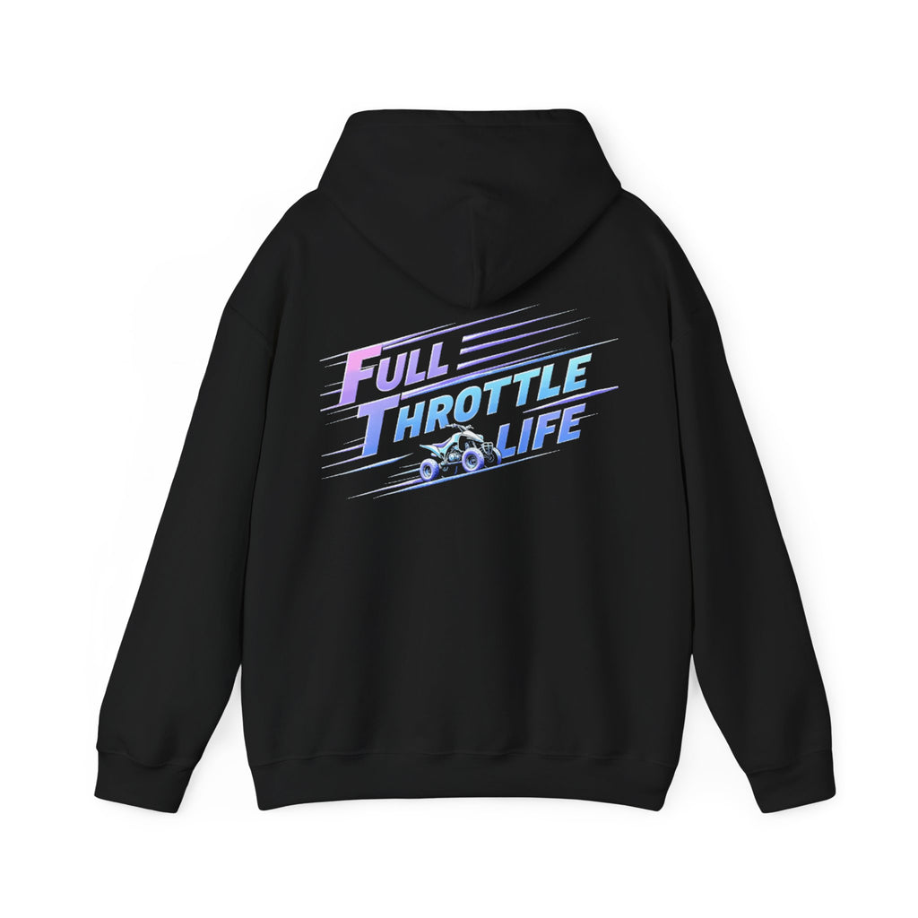 Full Throttle to Life Hoodie — Racing Graphic Pullover