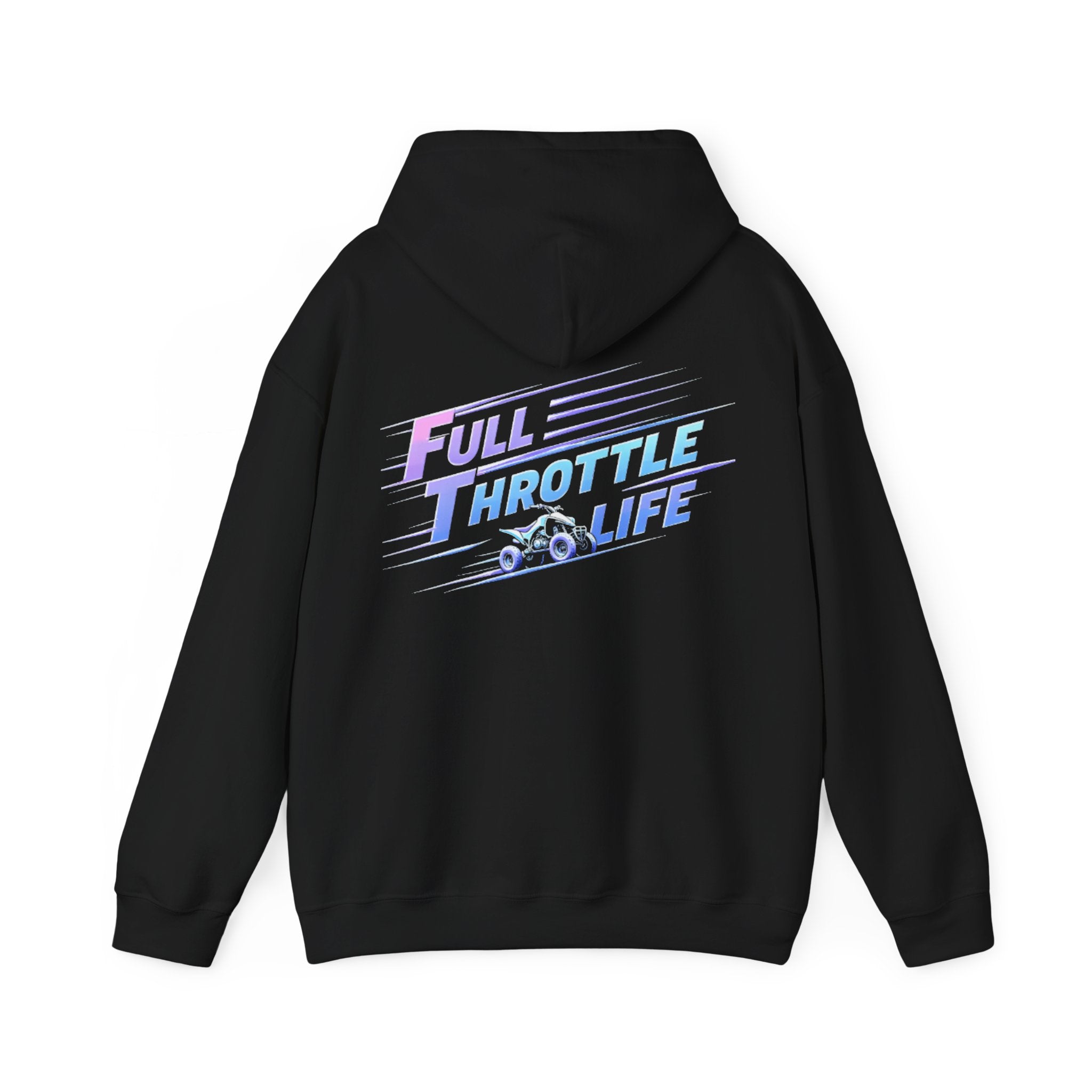 Full Throttle to Life Hoodie — Racing Graphic Pullover