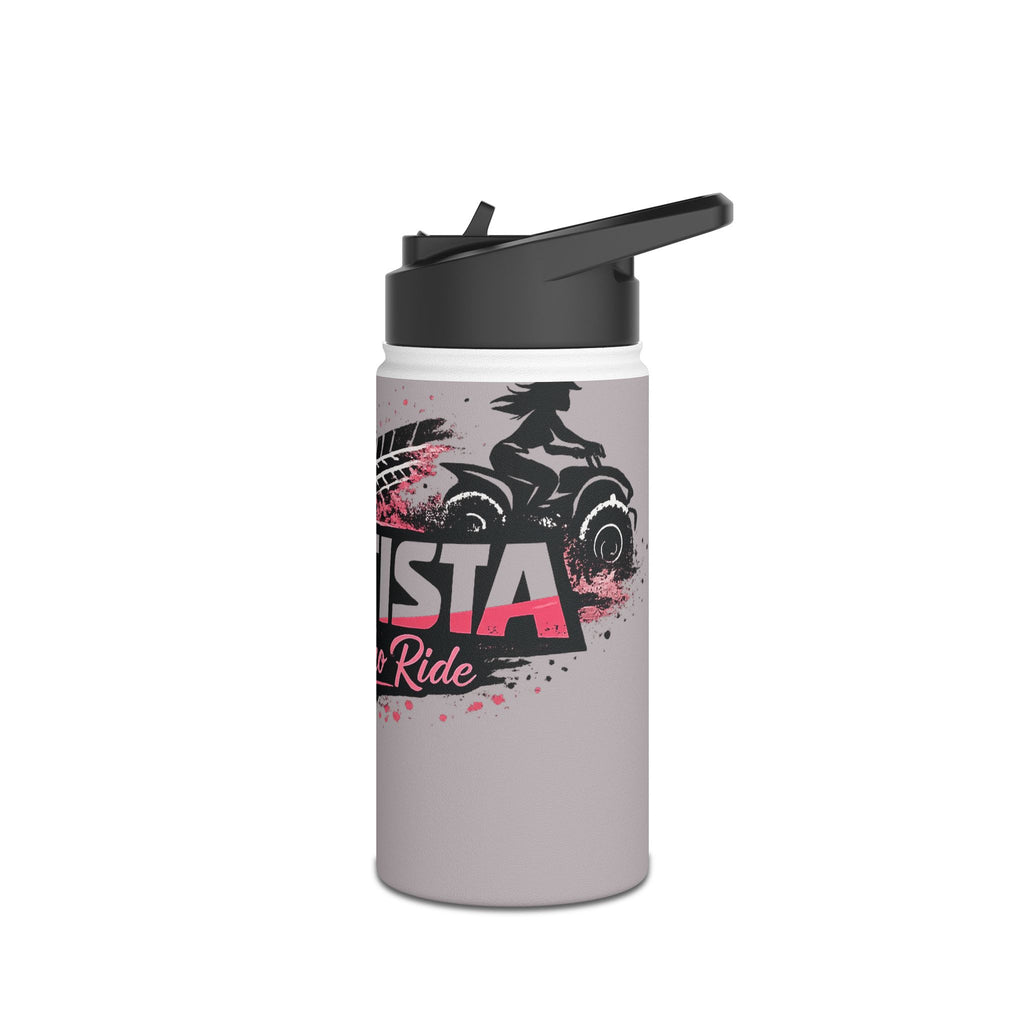 "Dirtista: Girls Who Ride" Racing Stainless Water Bottle